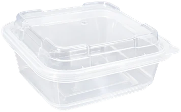 Tamper Evident Containers / Clamshells · TE-08-SQ