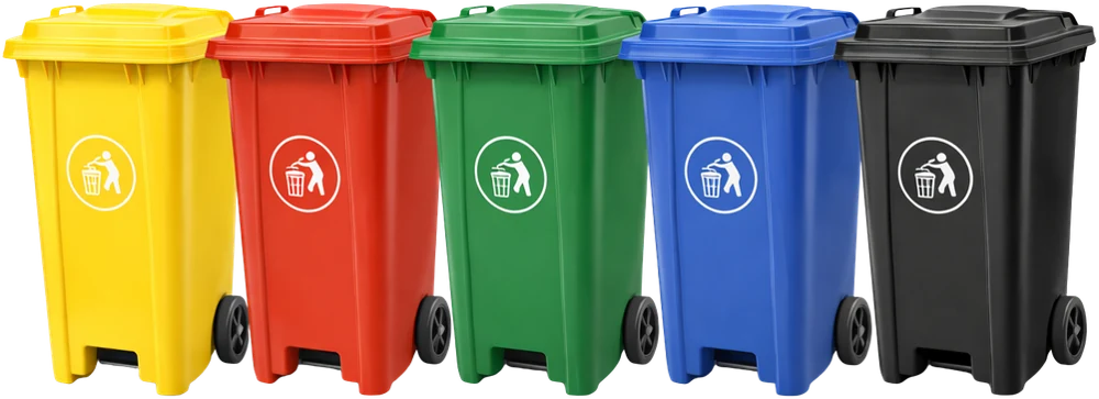Garbage Bins and Cooler Boxes · Pedal & Wheeled Bins