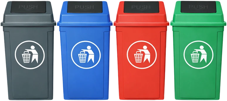 Garbage Bins · Push-top Bins